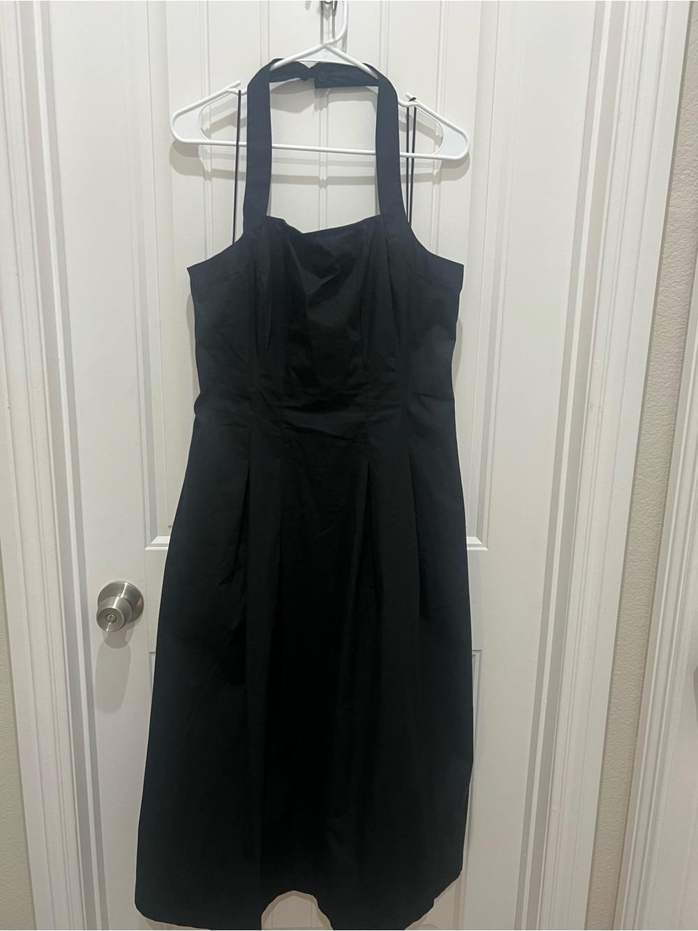 a new day Black Halter Midi Dress